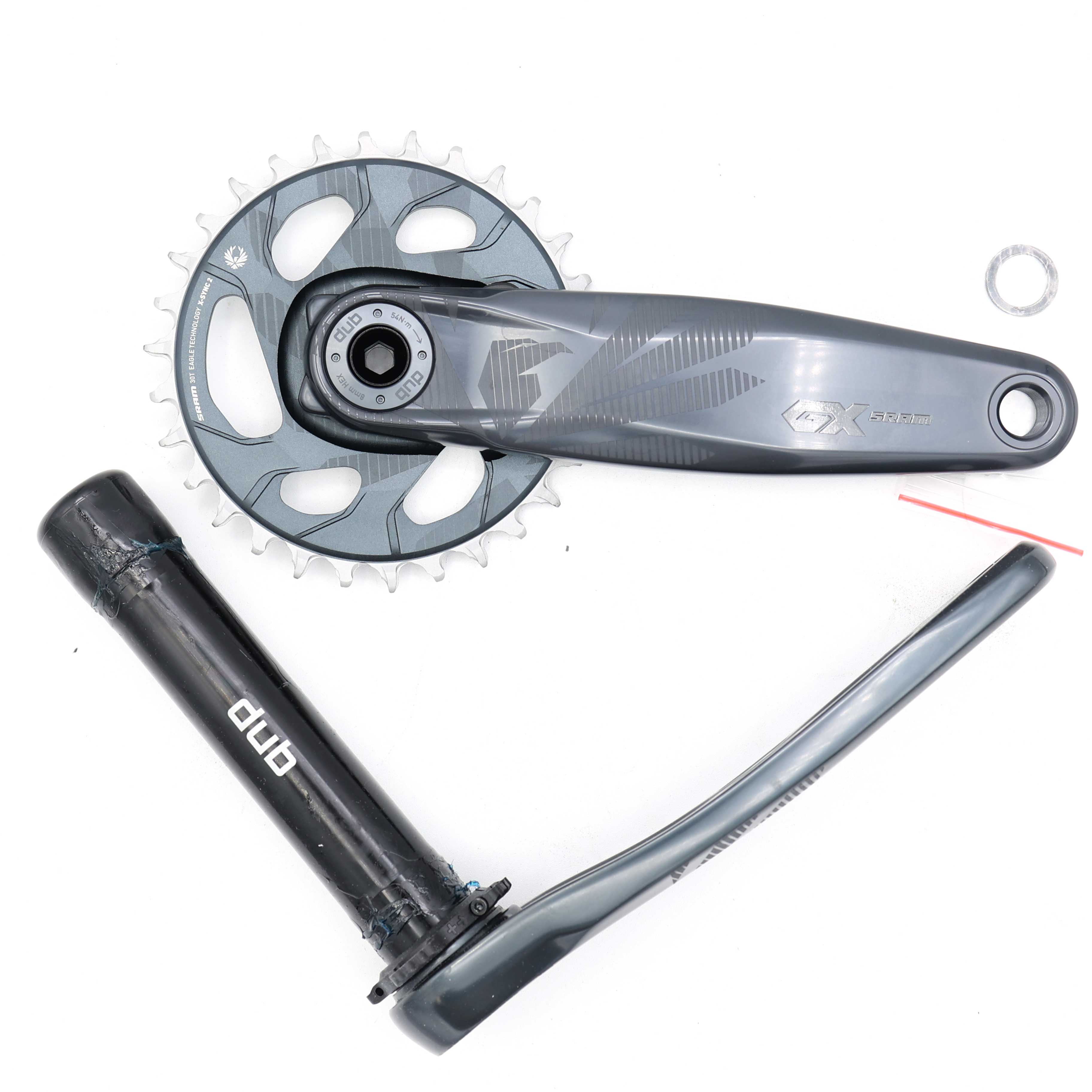 SRAM GX Eagle Fat Bike Crankset, 12-Speed, 30t, DUB, Lunar