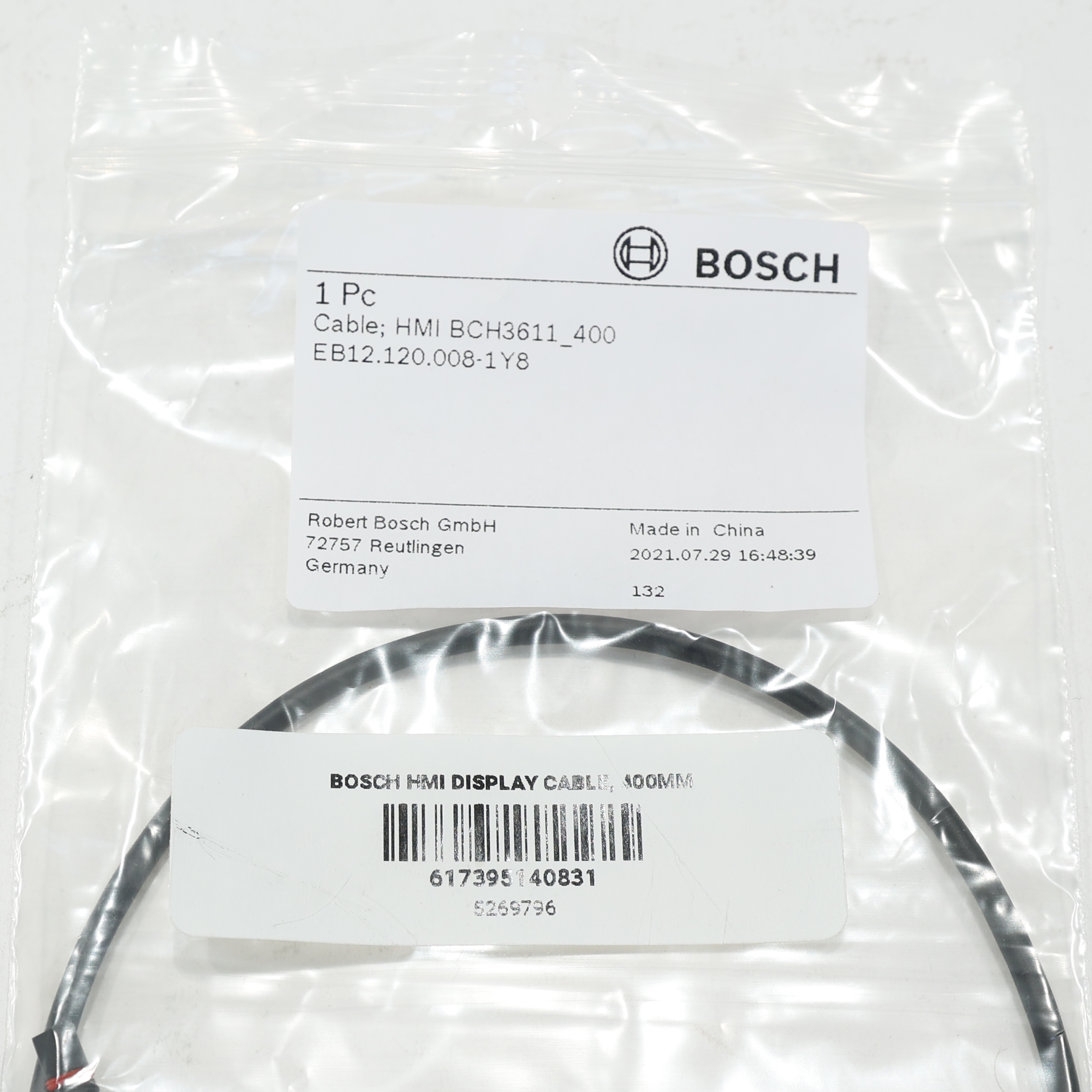 Bosch eBike HMI Display Cable