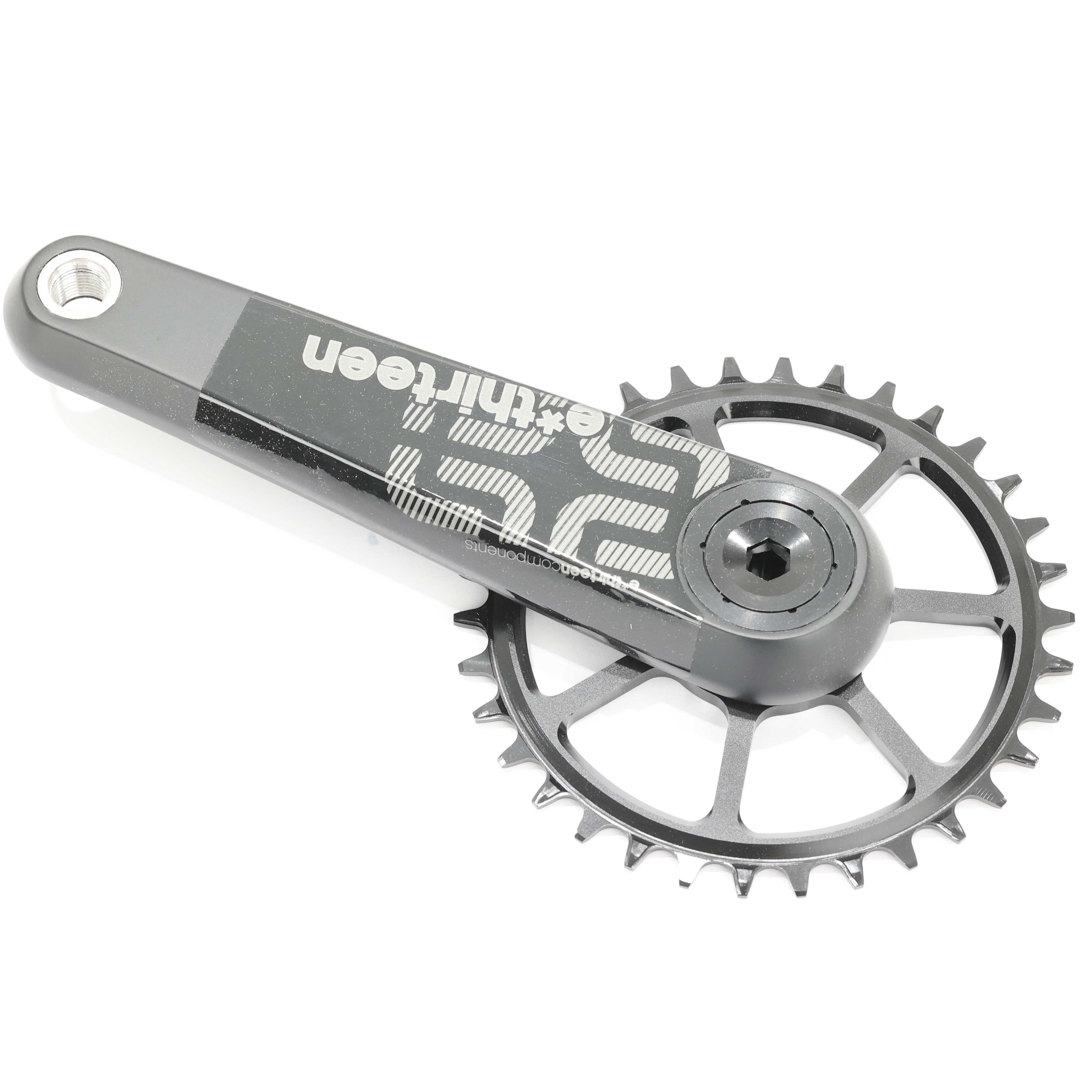 e*thirteen TRS Race Carbon MTB Crankset, 175mm, 34T, Boost, Gen 4