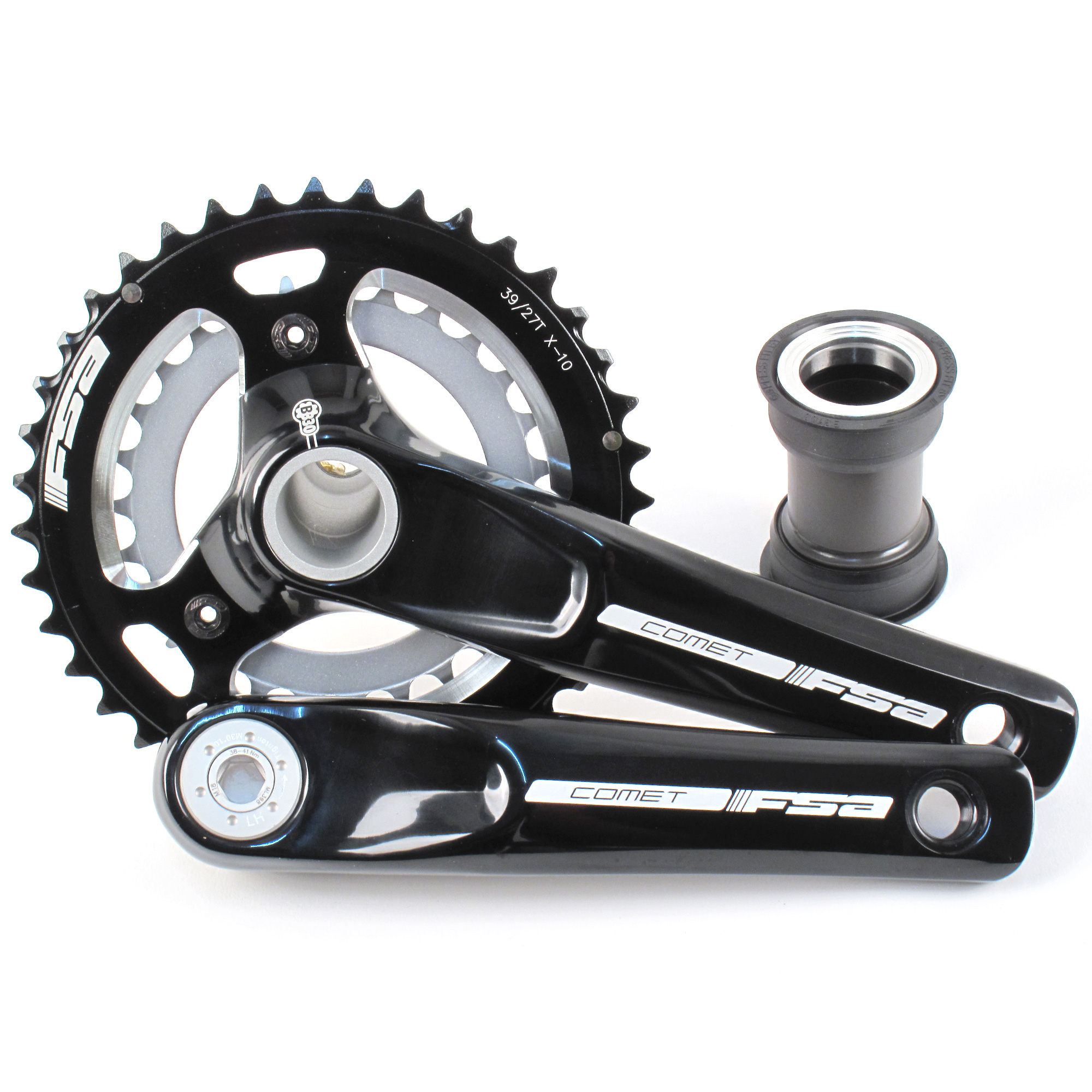 FSA COMET Mountain BB30 Crankset 175mm 10 Speed 39//27t X-10 X10 Bike NEW IN BOX