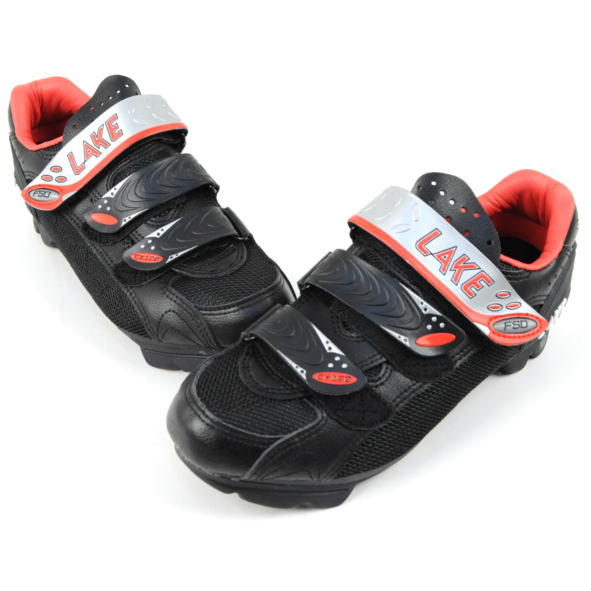 Lake CX 120 Black/Red MTB Cycling Shoes 