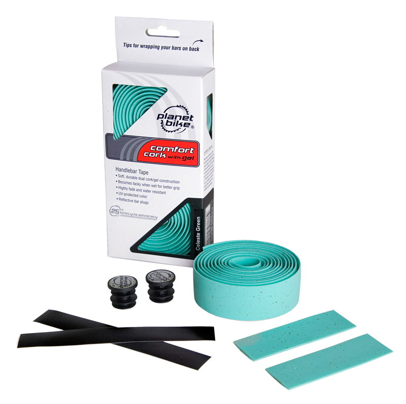 Planet Bike 5091 Gel Cork Tape - Celeste