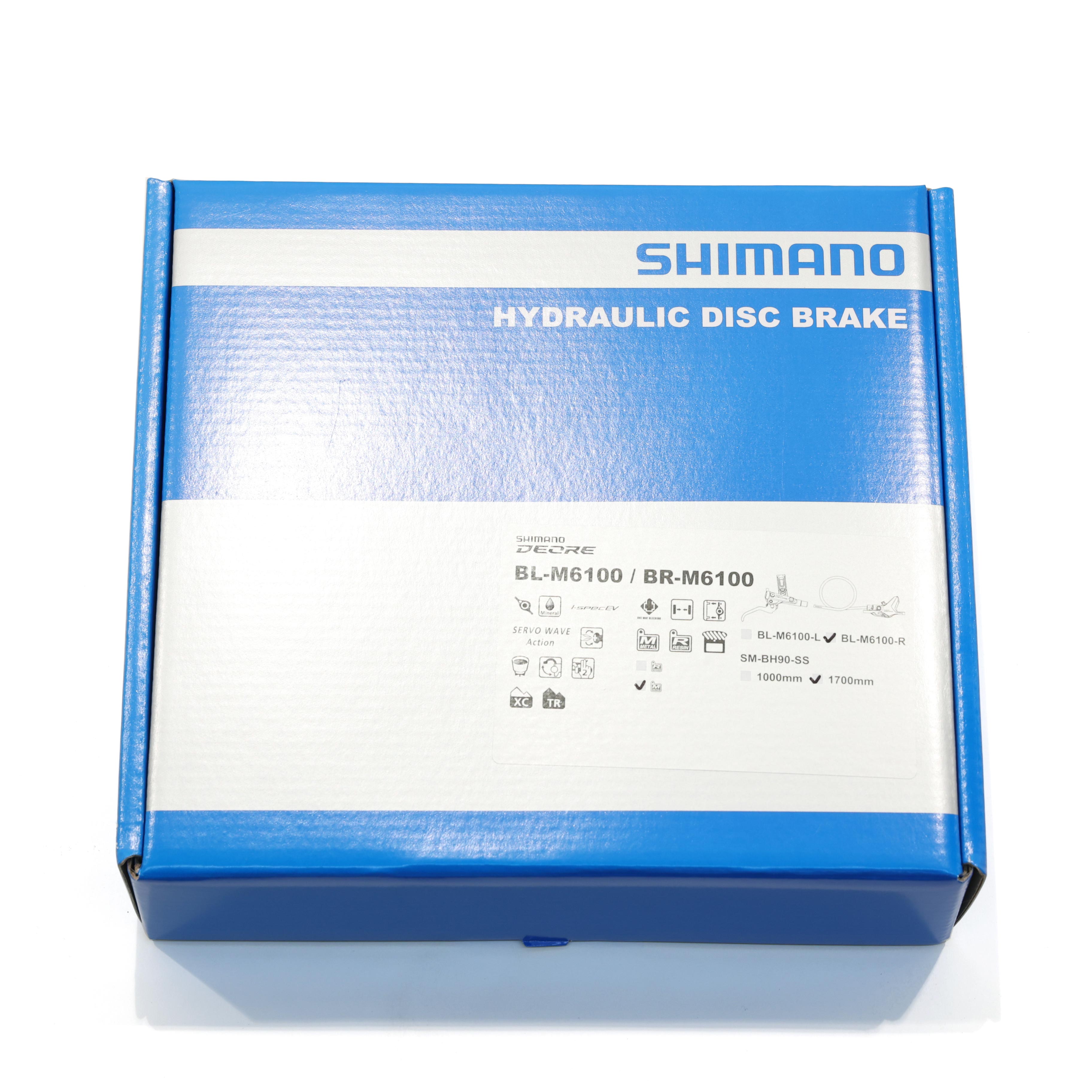 Shimano Deore M6100 Hydraulic Disc Brake and Lever, Metal Pad