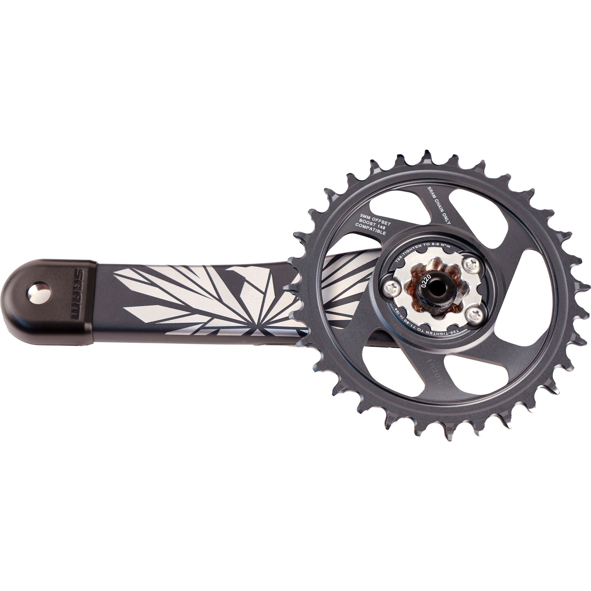 は*︎様 SRAM X1 Eagle DUB, 170mm ブランド: BURG SRAM X0 Eagle T-Type AXS Power Meter Wide Crankset (Black