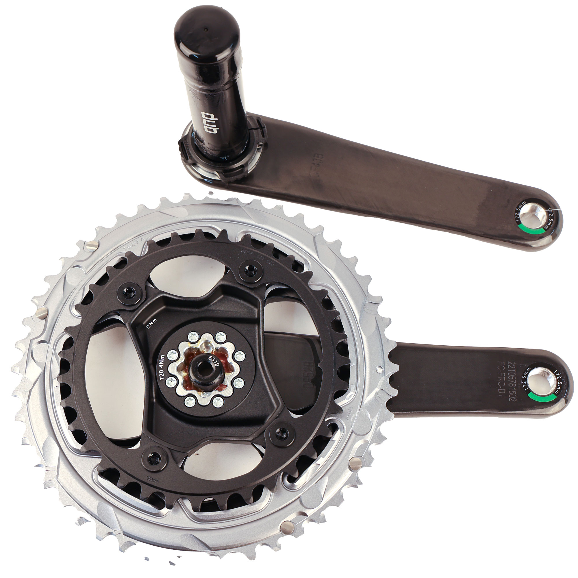 Sram Force AXS Road Bike Carbon Crankset / DUB / 12-Speed