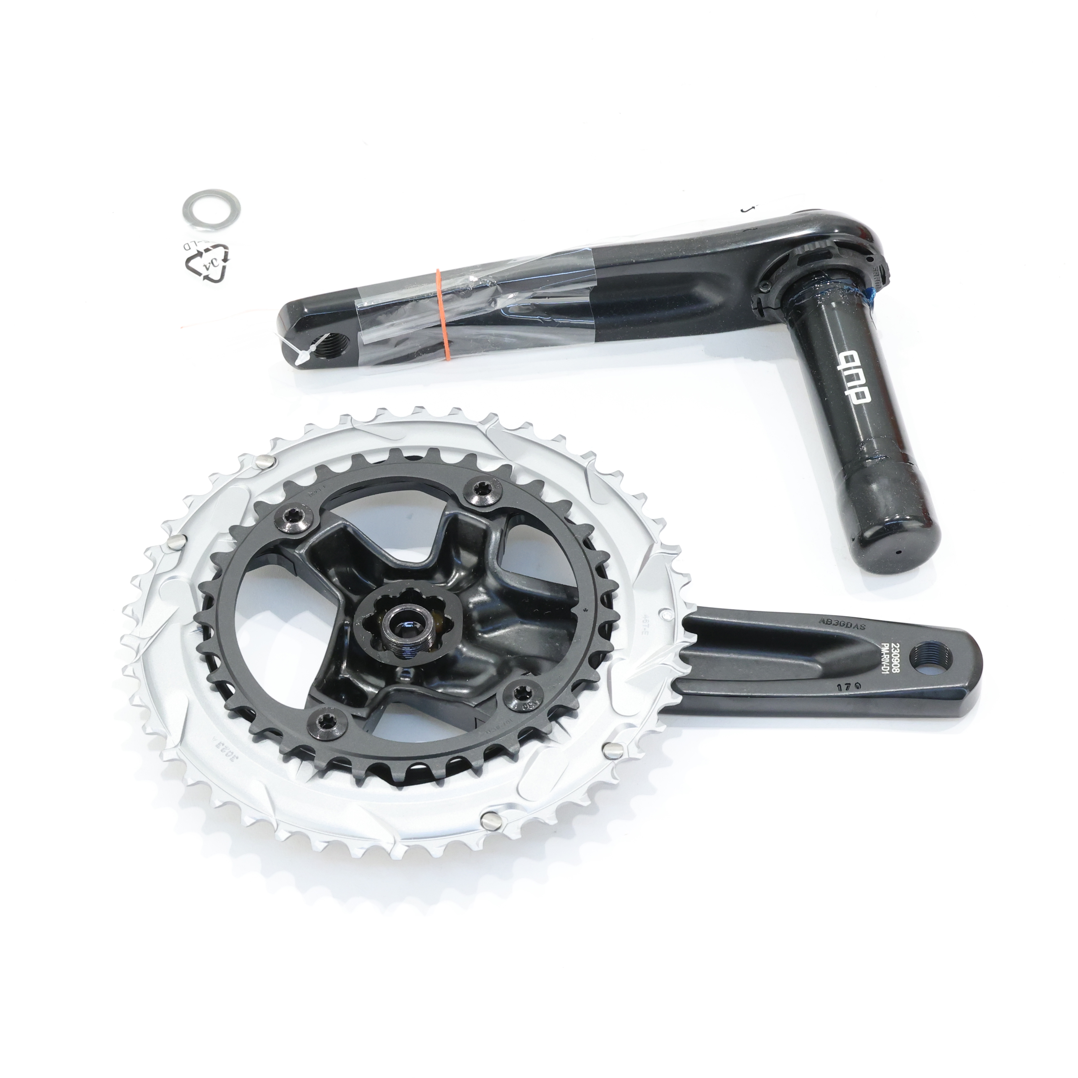 SRAM Rival AXS D1 Power Meter Crankset, 170mm, 12-Speed, 2x