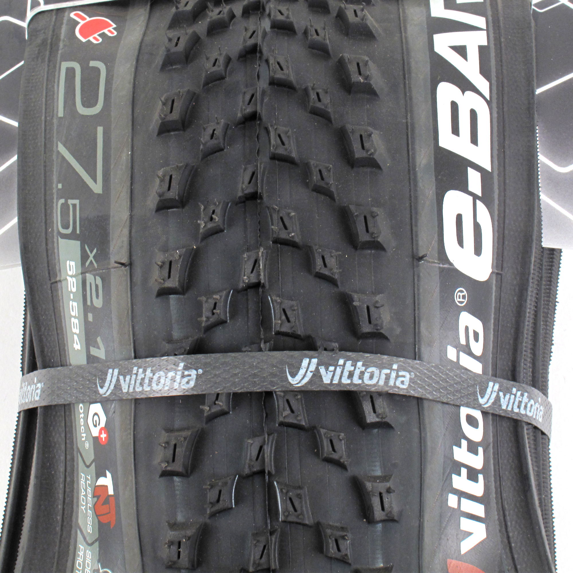 Vittoria E-Barzo G+ TNT 27.5 x 2.1 Cross Country E-Bike Tire // Tubeless  Folding